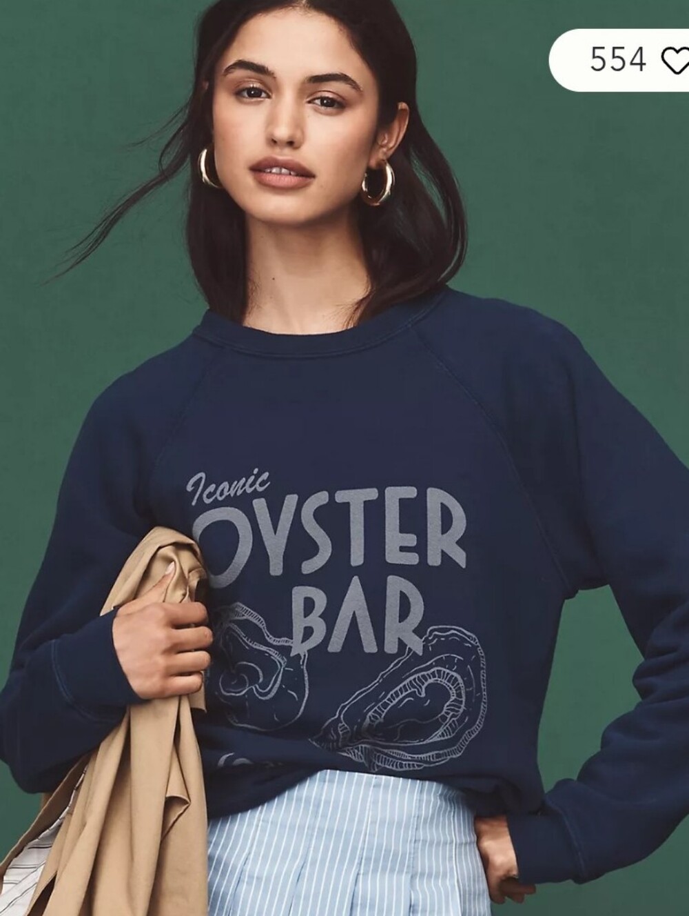 NWT Original Retro Brand Oyster Bar Graphic Sweatshirt